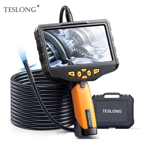 Teslong Triple Lens Borescopes Inspection Camera Nts Inch Screen