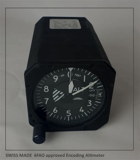 Rosenbaum Aviation ® Europe Encoding Altimeter Range 35000 Feet