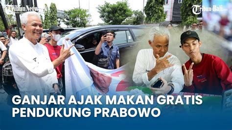 Ganjar Pranowo Disambut Pendukung Prabowo Gibran Di Balikpapan Lalu