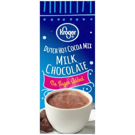 Kroger No Sugar Added Milk Chocolate Dutch Hot Cocoa Mix 8 Ct Kroger