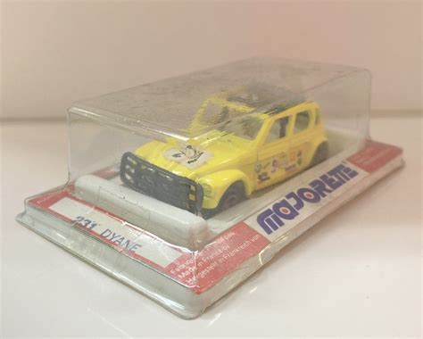 Majorette Metal Made In France Citroen Dyane Rally Yellow