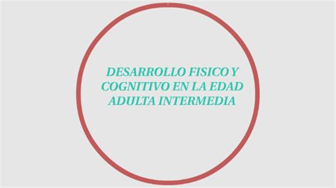 Desarrollo Fisico Y Cognitivo En La Edad Adulta Intermedia By Karen Fabiola Diaz Dominguez