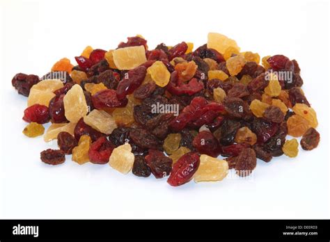 close   mixed dried fruit stock photo alamy