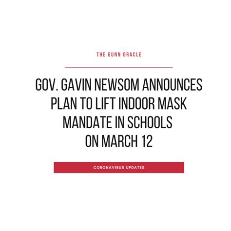 Gov Gavin Newsom Announces Plan To Lift Indoor Mask Mandate In Schools