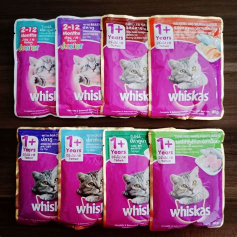 Jual Whiskas Pouch All Varian Makanan Basah Kucing Cat Food Shopee