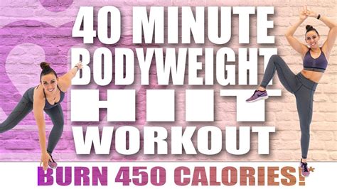 40 MINUTE BODYWEIGHT HIIT WORKOUT Burn 450 Calories Sydney