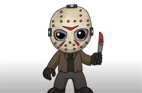 How To Draw Jason Voorhees Step By Step Wp Content