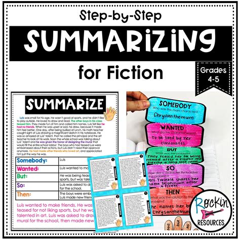 Step By Step Summarizing Unit Rockin Resources