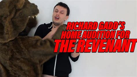 Richard Gadd S Home Audition For The Revenant Youtube