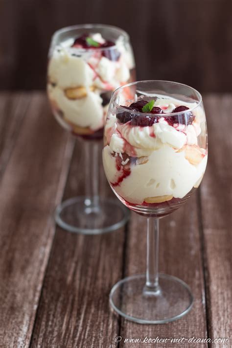 Mascarpone Dessert Mit Kirschen Tee Rezepte Sommer