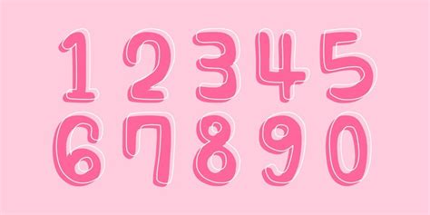 Premium Vector Number Set Vector Font Alphabet Modern Dynamic Flat