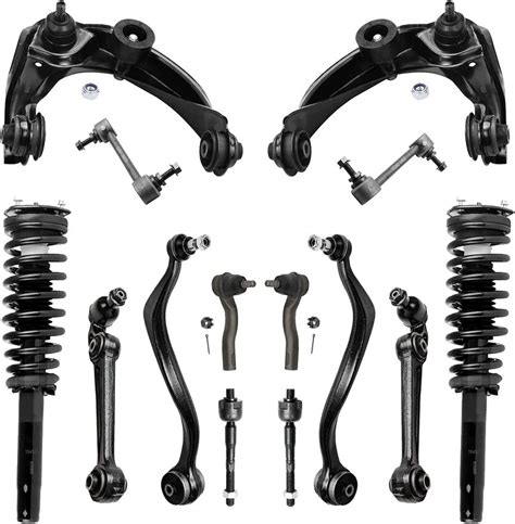 2012 Ford Fusion 14pc Front Struts Upper Lower Control Arms Sway Bar