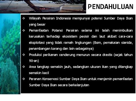 Peraturan Pengelolaan Konservasi Kawasan Pesisir Dan Laut Dan