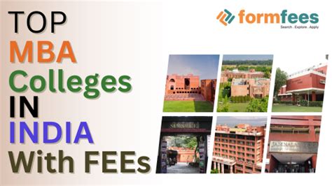 Top Mba Colleges In India With Fees Formfees