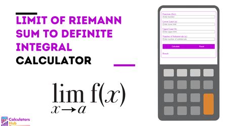 Limit of Riemann Sum to Definite Integral Calculator Online