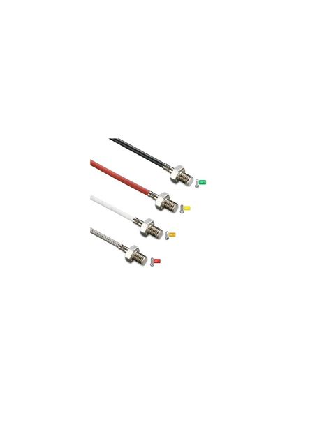 Termopar Tipo K Rosca M X Mm Salida Cable Fibra Malla Metalica