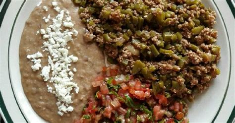 Arriba 80 Imagen Receta Nopales Con Carne Abzlocal Mx