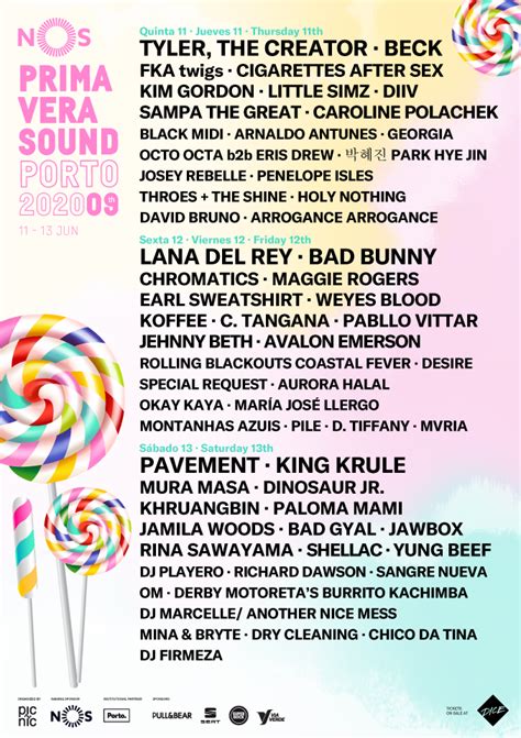 Nos Primavera Sound Revela Cartaz Completo A Cabine