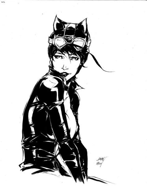 Catwoman Ink Bust By Aaronnsn On Deviantart