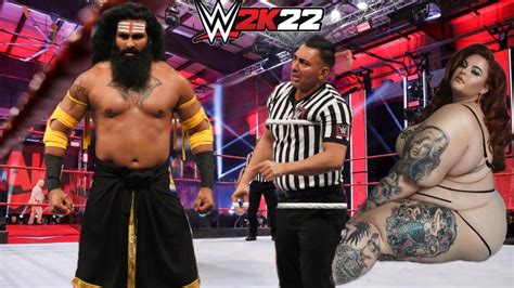 WWE Veer Mahaan Vs Nina WWE 2K22 YouTube