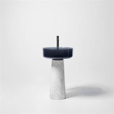 Albume Floor Standing Round Washbasin Design Antonio Lupi Washbasin