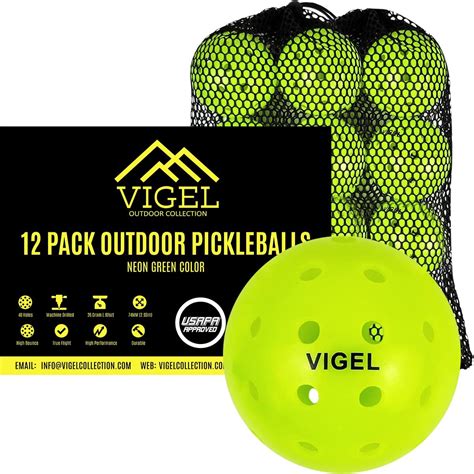 Buy Premium Outdoor Pickleball Balls Set Of 4 12 USAPA Approved