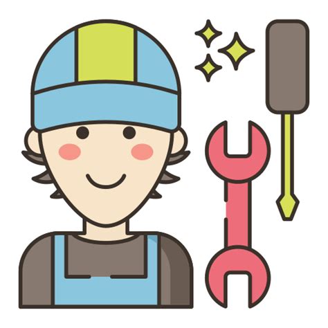 Technician Flaticons Lineal Color Icon