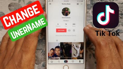 How To Change Username In Tik Tok YouTube