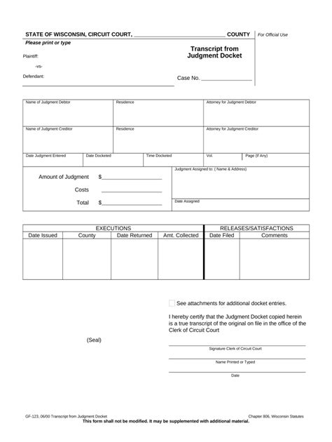 Transcript Of Judgment Fillable Form Printable Forms Free Online