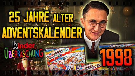 Ich Ffne Einen Ei Adventskalender Von Kinder Berraschung