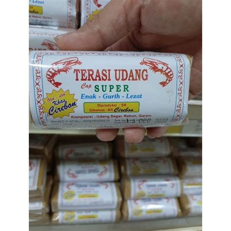 Jual Terasi Udang Cap Super 150gr Shopee Indonesia