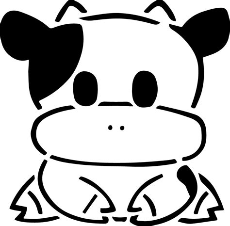 BABY COW Stencil for Airbrushing T Shirts - Etsy Singapore