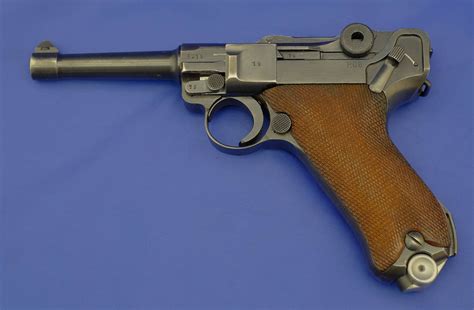 P08 Mauser Luger 1942 Byf Wwii German Army 9mm With Holster Lugerman