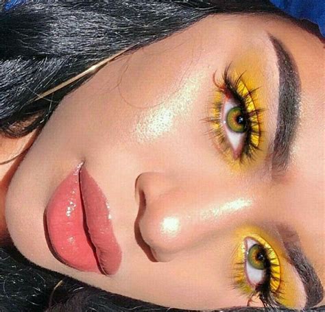 Pin By Michelle Alexander Leblanc On Love Yellow Yellow Makeup Eye