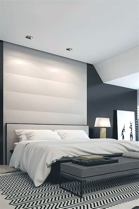 Minimalist Bedroom Black White Grey