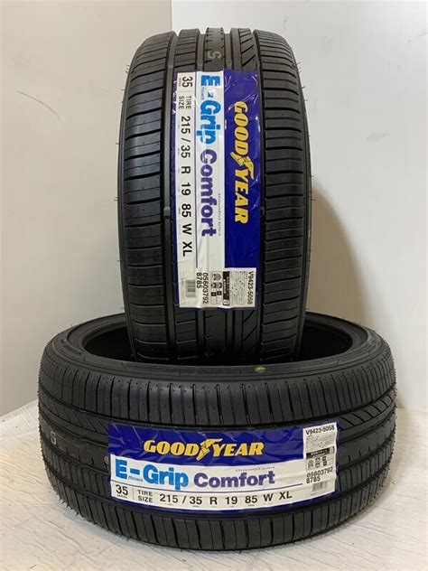 未使用送料無料未使用夏タイヤ 2本セット 215 35R19 85W XL SGY216 26 GOODYEAR E Grip