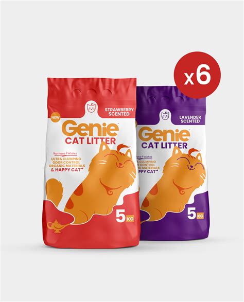 Genie Cat litter Bundle of 6 - FloorGardens EG