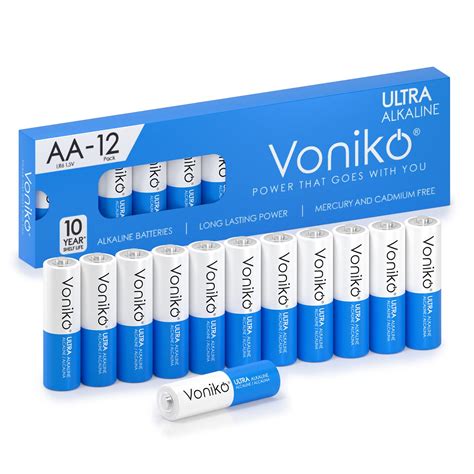 Amazon Voniko Premium Grade Aa Batteries Pack Alkaline