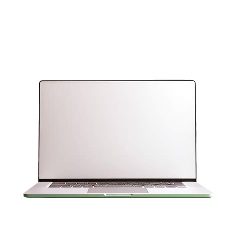 Ai Generated Laptop Blank Screen Png Isolated On Transparent Background