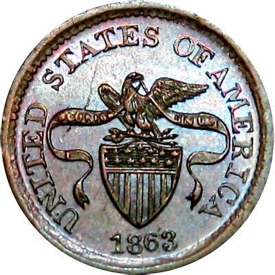 New York City Civil War Token Story Southworth Eagle On Shield