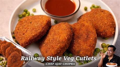 Railway Style Veg Cutlet Recipe