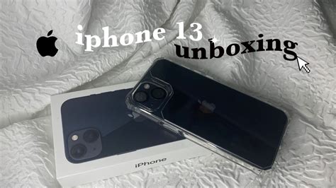 Iphone 13 Unboxing Midnight 128 Gb Aesthetic Set Up Accessories Camera Test And Review