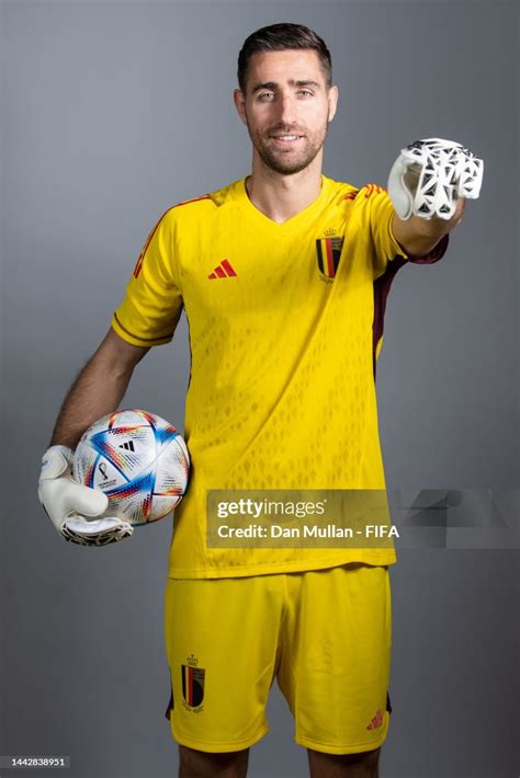 Koen Casteels of Belgium poses during the official FIFA World Cup ...