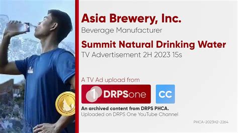 Summit Natural Drinking Water Tv Ad 2h 2023 15s With Hidilyn And Ej Phils On Air Version Cc