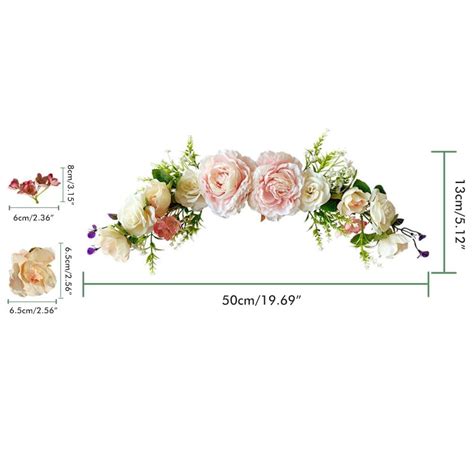 Artificial Peony Flower Swag Wedding Arch Flowers Artificial Floral