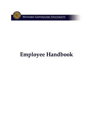 Fillable Online Employee Handbook Receipt And Acknowledgement Fax Email