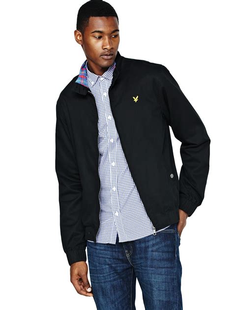 Lyle & Scott Lyle and Scott Mens Harrington Jacket in Black for Men | Lyst