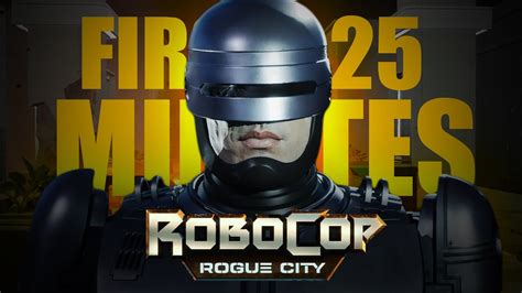 Robocop Rogue City First Minutes Gameplay P Youtube