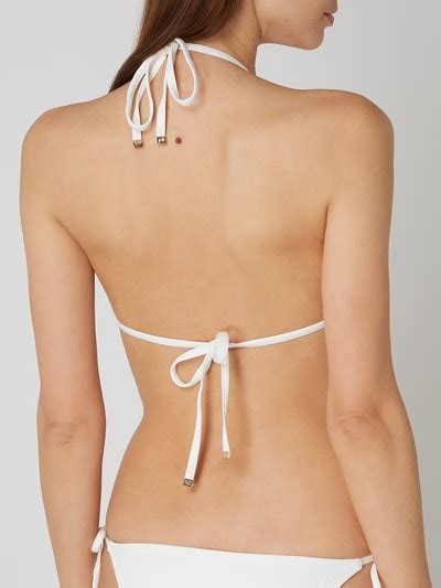 Michael Michael Kors Bikini Oberteil Mit Kettendetail Wei Online Kaufen