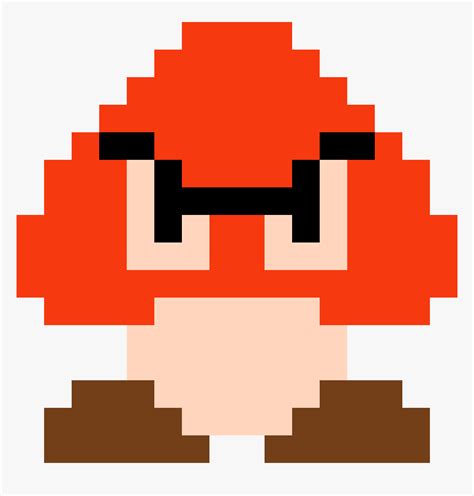 Detailed Super Mario Bros 3 Flying Goomba With Babies - Mario Goomba Pixel Png, Transparent Png ...